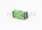 Adaptador de la fibra óptica del SC del color verde FTTH con el guardapolvo con bisagras ROSH aprobado