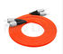 Pérdida de inserción baja de salto multi del cable del duplex OM4 del cordón de remiendo de la fibra del modo FC