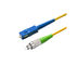 El solo modo del SC UPC aviva hacia fuera longitud modificada para requisitos particulares fibra de fibra óptica del cordón de remiendo 12