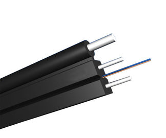 Modo del cordón de remiendo de la fibra óptica de 2 bases solo, cable de descenso de la fibra óptica de FTTH
