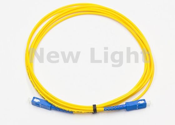 Cable de conexión de fibra óptica monomodo SC SC de 2,0 mm de diámetro, alto índice de retorno, diseño simplex