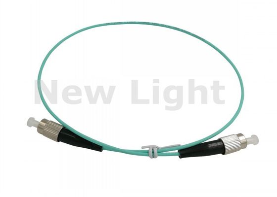 Cable de Fibra Óptica OM3 50/125 Simplex FC-FC de 0.5 Metros Verde