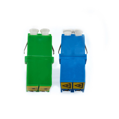 Adaptador de fibra óptica LC a Ethernet Obturador Circonia Material de manga cerámica