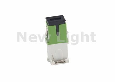 Adaptador a una cara del SC de FTTH, adaptador del cable de fribra óptica con el guardapolvo con bisagras