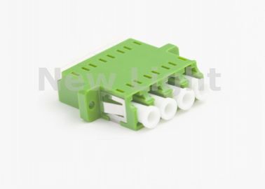Acoplador/LC de la fibra óptica del puerto del LC APC 4 al adaptador de la fibra del LC con el reborde estándar