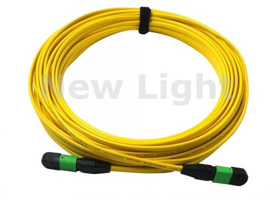Cable MPO MTP Amarillo APC < 0.3dB 3 Metros 12 Fibras / 24 Fibras MPO Patchcord
