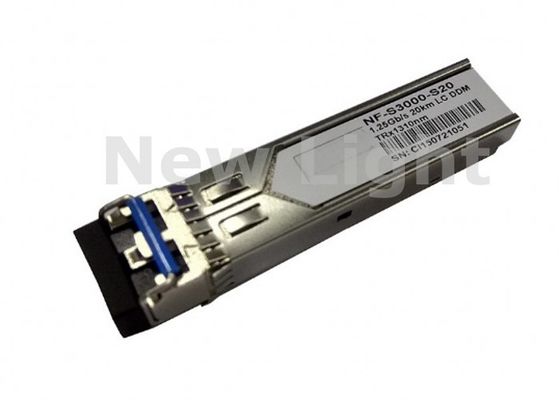 1.25G DDM Transceptor SFP con rango de 20 km para redes de fibra óptica