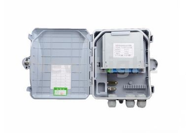 Caja óptica de la terminación de 1 x 8 bases, caja blanca de la terminación del cable del color para el LAN
