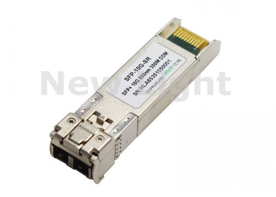 SFP-10G-SR 10G Transceptor de fibra óptica SFP con longitud de onda de 850 nm y distancia de transmisión de 300 m para transferencia de datos de alta velocidad