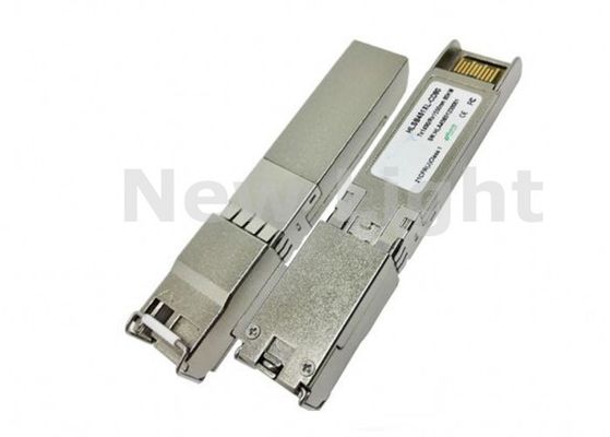 Tasa de transferencia de datos 10G 80KM Distancia de transmisión 1490/1550nm Longo de onda SFP+ módulo Transceptor de fibra óptica con conector LC