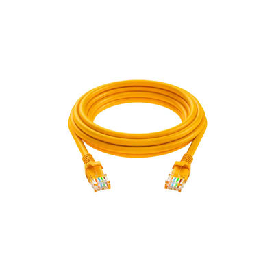 Cable de red Cat5e Doble blindaje dorado con prueba de continuidad 100% RJ45