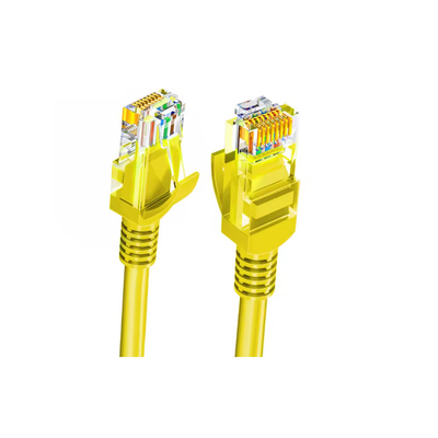 Cat6a doble blindaje UTP cable de red de cordón de parche 25AWG Cat6 conductor de cobre desnudo dorado