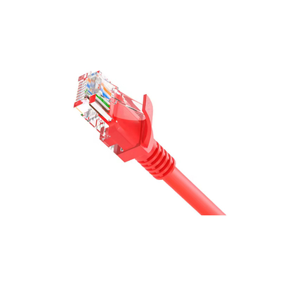 Cat7 Cordón de parche de red doble blindaje dorado de cobre desnudo 24AWG 7/0.20mm