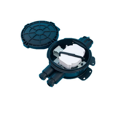 Cierre de empalme de fibra óptica PP ABS PC con capacidad de 6-48 núcleos para montaje en pared o poste en redes FTTH FTTx