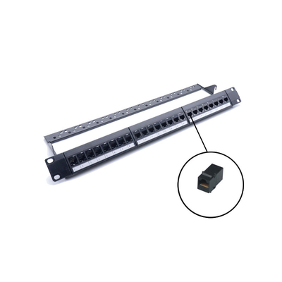 Gestión de cables Cat6 110/Krone IDC Panel de parches para la integración Ethernet Cat5e/Cat6a/Cat7