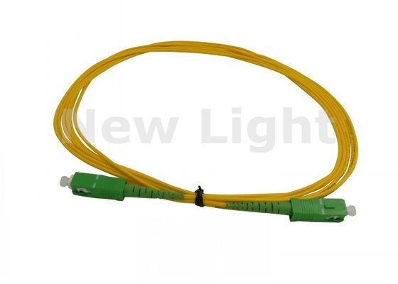 Cable de conexión de fibra óptica SC-SC monomodo de 2,0 mm de diámetro para transmisión de datos de alta velocidad