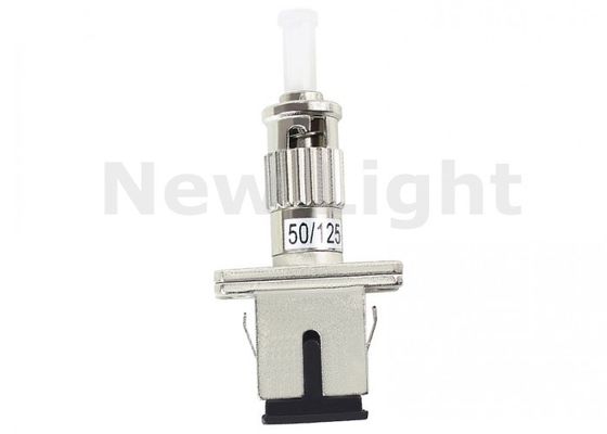 Buena reutilización Adaptador de fibra óptica ST-SC con baja pérdida de inserción y acoplamiento de brida de alta tolerancia a temperatura