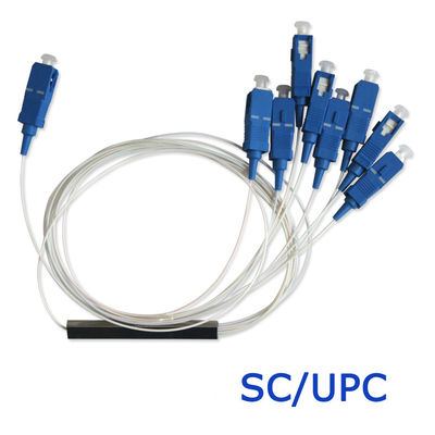 SC PC Mini Splitter de fibra óptica de modo único con baja pérdida de inserción para aplicaciones FTTH y CATV
