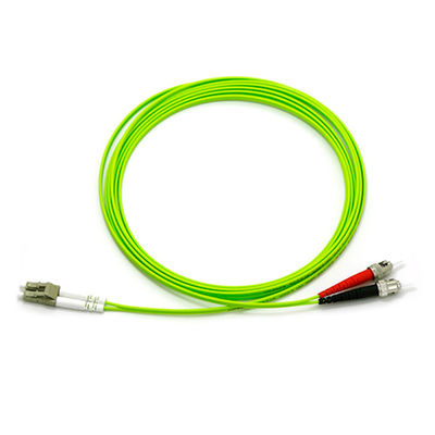OM5 LSZH Multimode Duplex Fiber Optic Patch Cord con un diámetro de 3,0 mm para todos los estilos de conectores