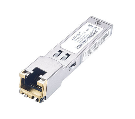 Transceptor de fibra SFP de 850 nm con conector hembra RJ45 y velocidad de datos de 1,25 Gb/s para aplicaciones 10G Base-SR/SW