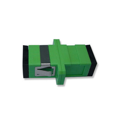 Pérdida de retorno de 55 dB SC APC Adaptador de fibra óptica con baja pérdida de inserción (< 0,3 dB) para redes de telecomunicaciones de modo único