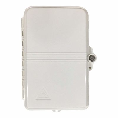 Caja de Terminación de Fibra Óptica ABS con Adaptador SC de 8 Núcleos y Nivel de Protección IP-66 para Redes FTTH