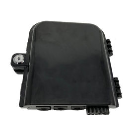 El divisor negro del PLC de la caja 1 x 8 de la terminación de FTTH para el cable de descenso 11,8 x 10,2 x 3,5 avanza lentamente