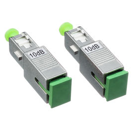 atenuador de la fibra óptica de 3dB SC/APC totalmente compatible con la banda ancha baja de la ondulación