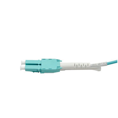Cable de conexión de fibra óptica LC Uniboot Aqua con conector LC, 3 metros, 50/125, diámetro de 2,0 mm