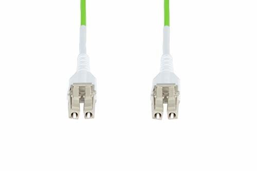 Cable de conexión de fibra óptica dúplex multimodo OM5 de 100 Gigabit con material de PVC/LSZH y longitud personalizable