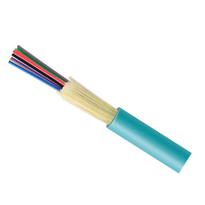 Cables de fibra óptica OM3 multimodo de 12 núcleos para distribución FTTH en interiores con material PVC/LSZH