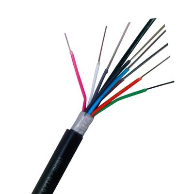 Cable de fibra óptica GYTA53 de 12 núcleos monomodo con doble armadura para comunicación