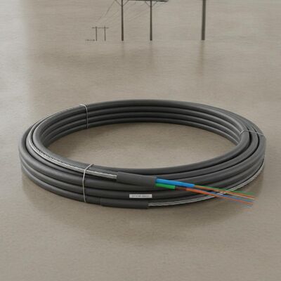 GYTC8S Figura 8 Cable de fibra óptica autoportante con cinta blindada de acero corrugado y modo único G652D para redes aéreas