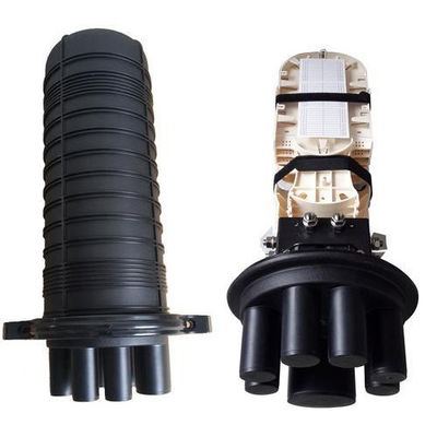 Cierre de empalme de fibra óptica vertical de 96 núcleos, tipo IP68, a prueba de agua, para redes FTTH