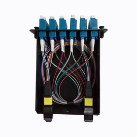 MPO-12 al duplex de 6x LC, mecanografían A, 12 casete del solo modo FHD MPO de las fibras OS2