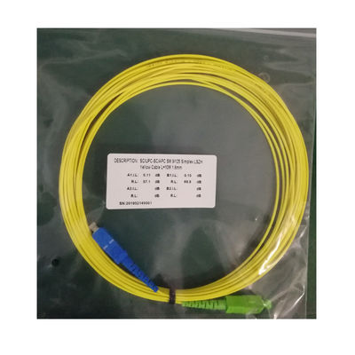 Cable de Fibra Óptica Blindado LC-LC Monomodo para Transmisión de Datos de Alta Velocidad