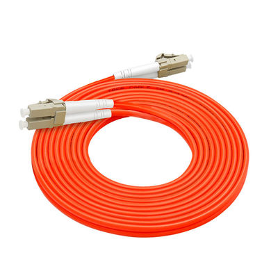 Cable de conexión de fibra óptica blindado para exteriores multimodo dúplex 50/125 para transmisión de datos de alta velocidad
