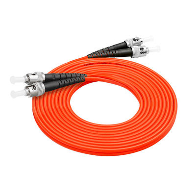 Cable de conexión de fibra óptica dúplex multimodo ST-FC con longitud personalizable para transmisión de datos de alta velocidad
