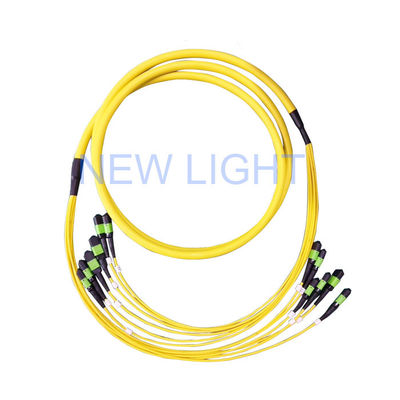 OM4 12 núcleo 40G-100G MPO MTP cable MPO cable de parche de fibra óptica para redes de alta velocidad