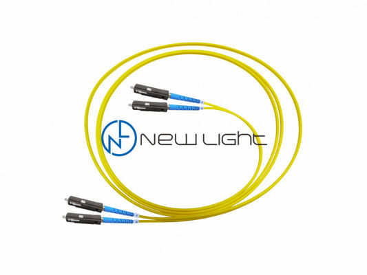 Conector MU dúplex de 1.25 mm Mini G657A1 LSZH chaqueta Cordón de parche de fibra óptica