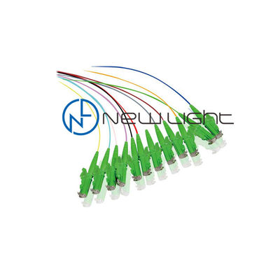 0.9mm 12 hebras de un solo modo de fibra óptica Pigtail y Jumper Cable para conectividad de alto rendimiento
