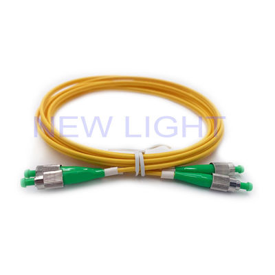 Cable de conexión de fibra óptica dúplex multimodo SC/APC a LC G657A1 con cubierta LSZH de 2,0 mm